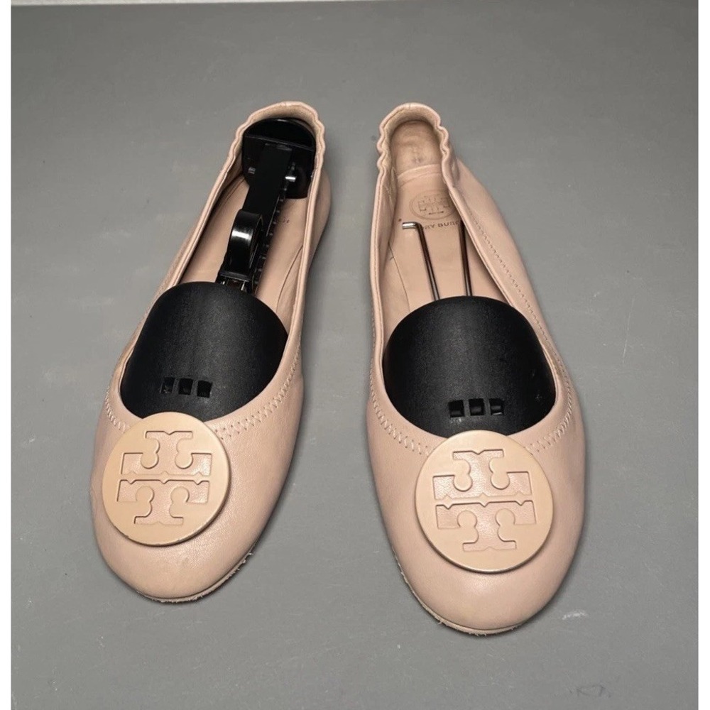 Tory Burch Minnie Travel Ballet Flats Womens Size 9